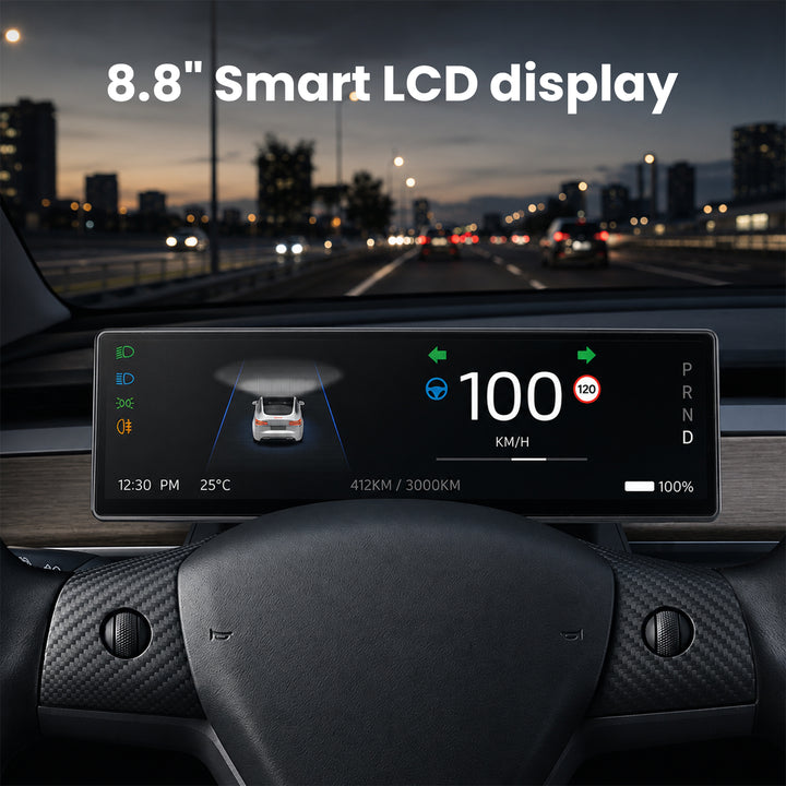 F88 8.8-In Touch Screen Instrument Cluster for Model 3/Y | Teslovix